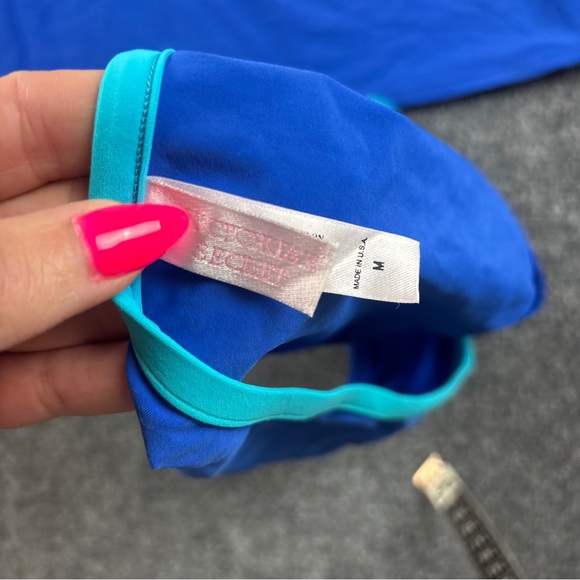 VICTORIA’S SECRET Women’s Blue Tankini Swim Suit size: Top-Large Bottom-Medium - Picture 10 of 10